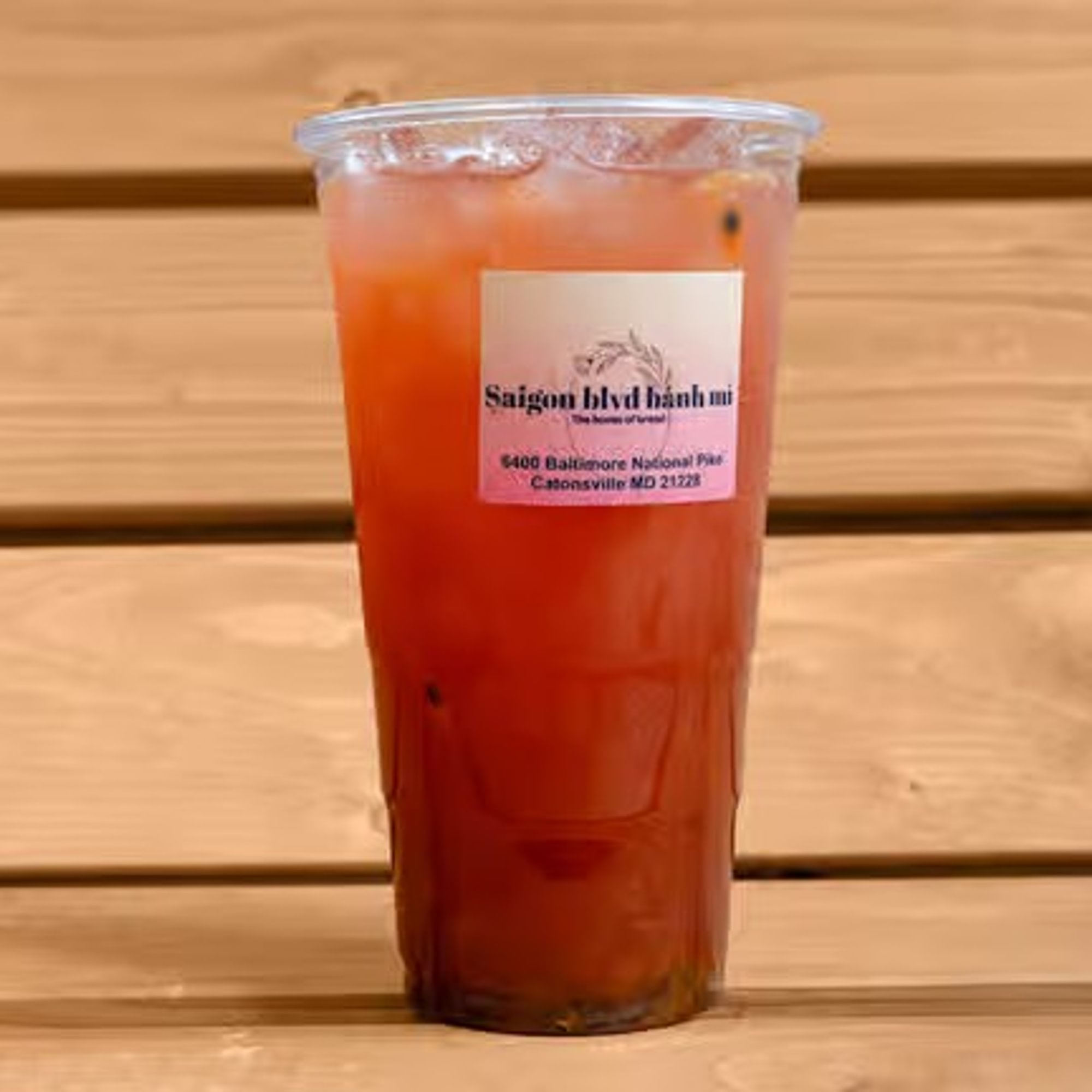 Passion Fruit and Strawberry Tea (Tra Chanh Dạy Dau)