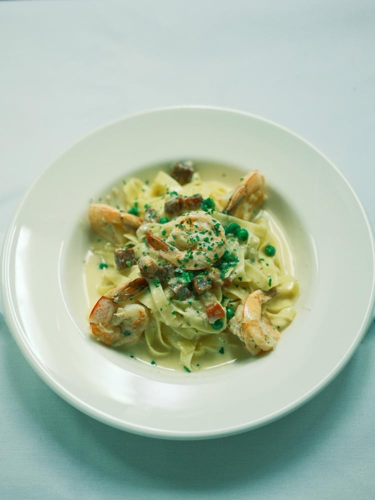 Shrimp Carbonara