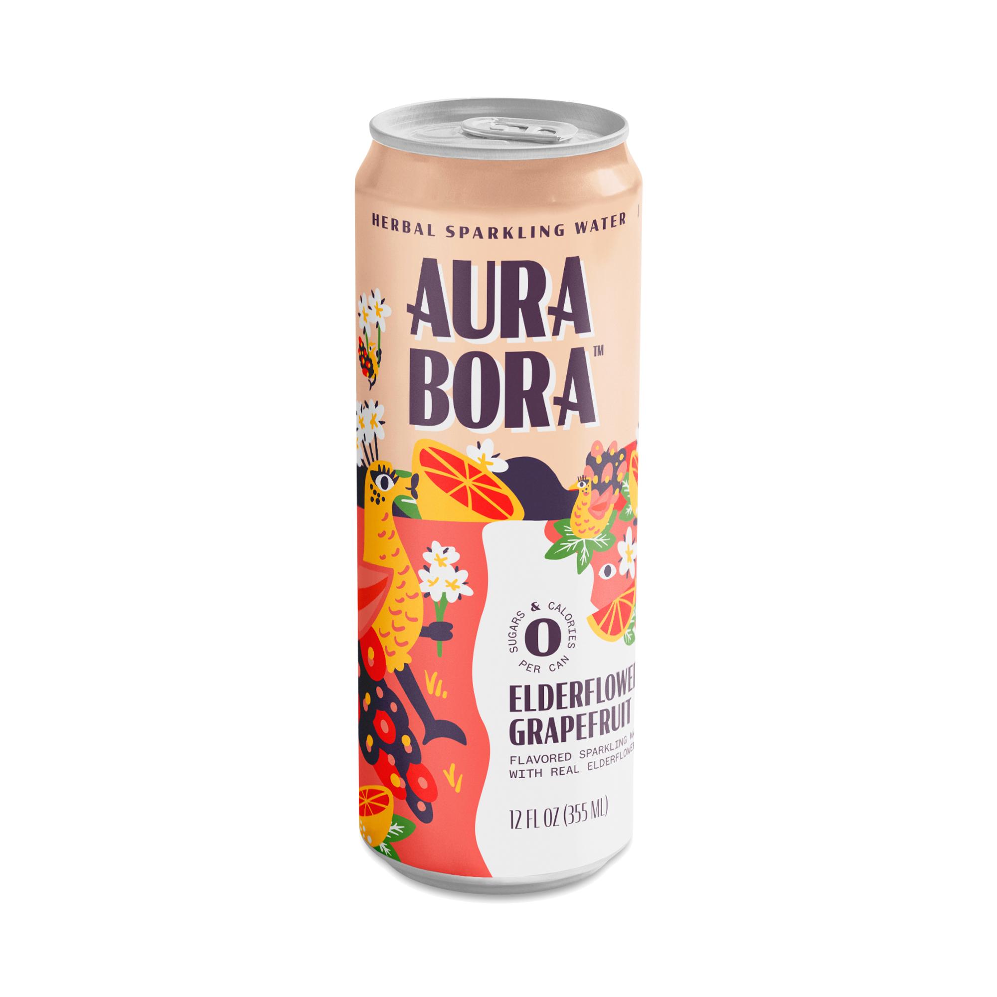 Aura Bora Elderflower Grapefruit 12oz