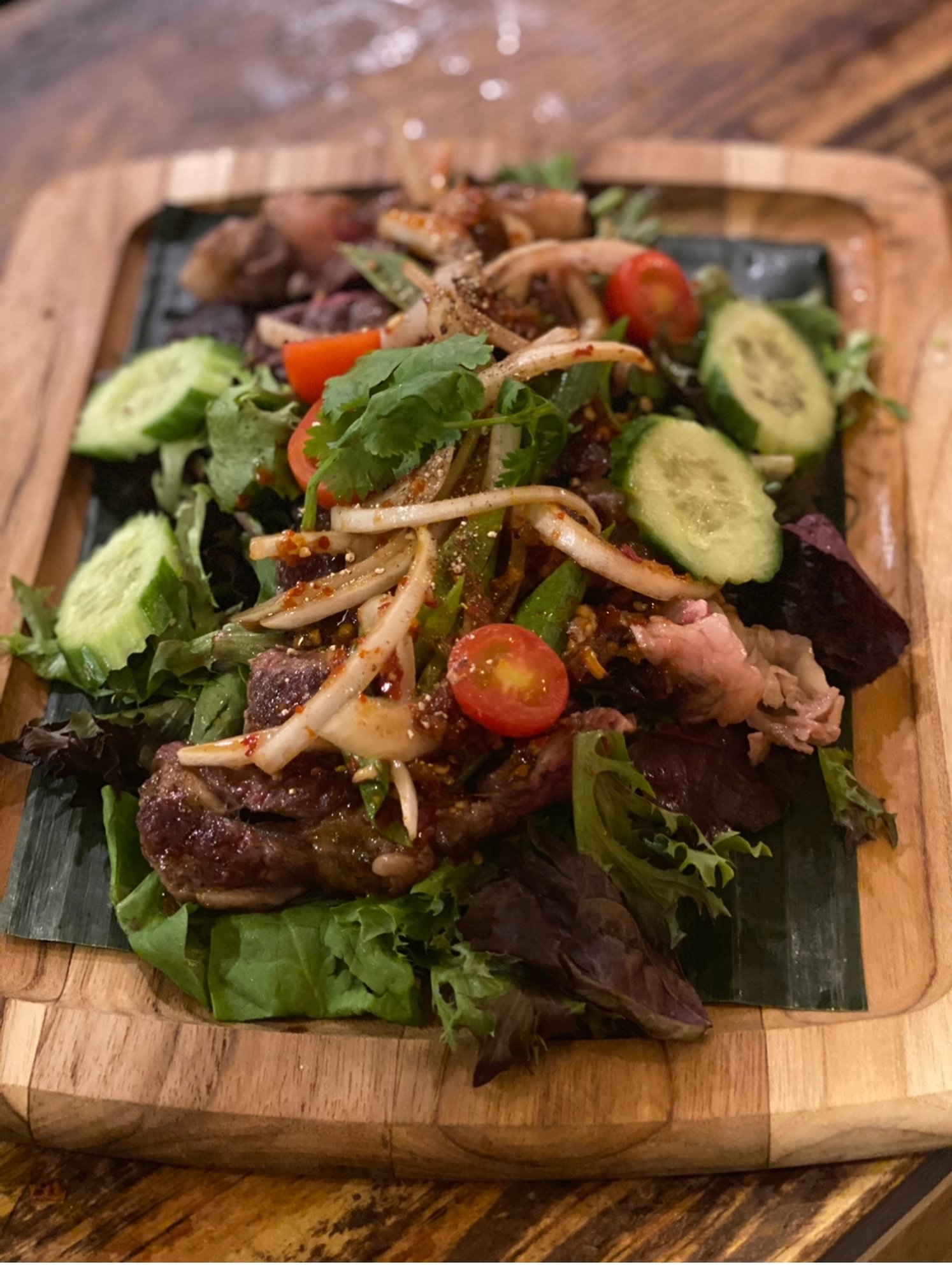 Yum Rib Eye Steak Jaew Makham