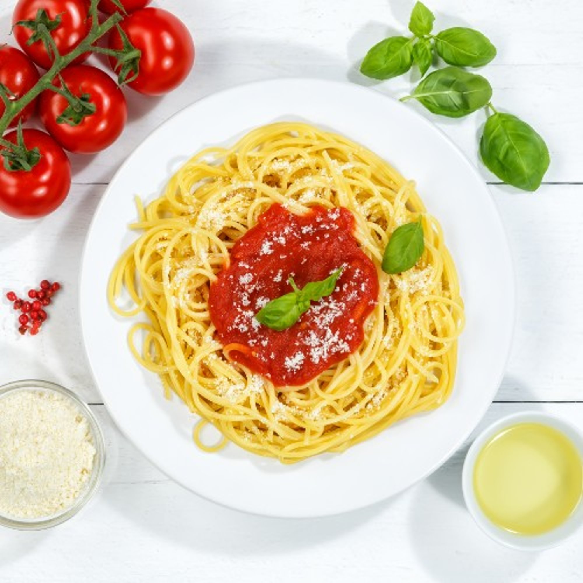 Pasta (Your Choice) with Tomato Sauce