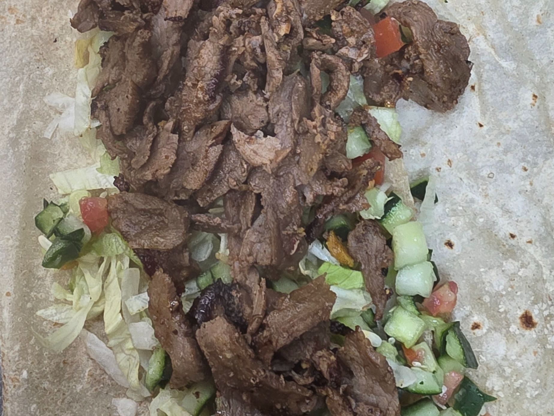 Shawerma Beef and Lamb Wrap