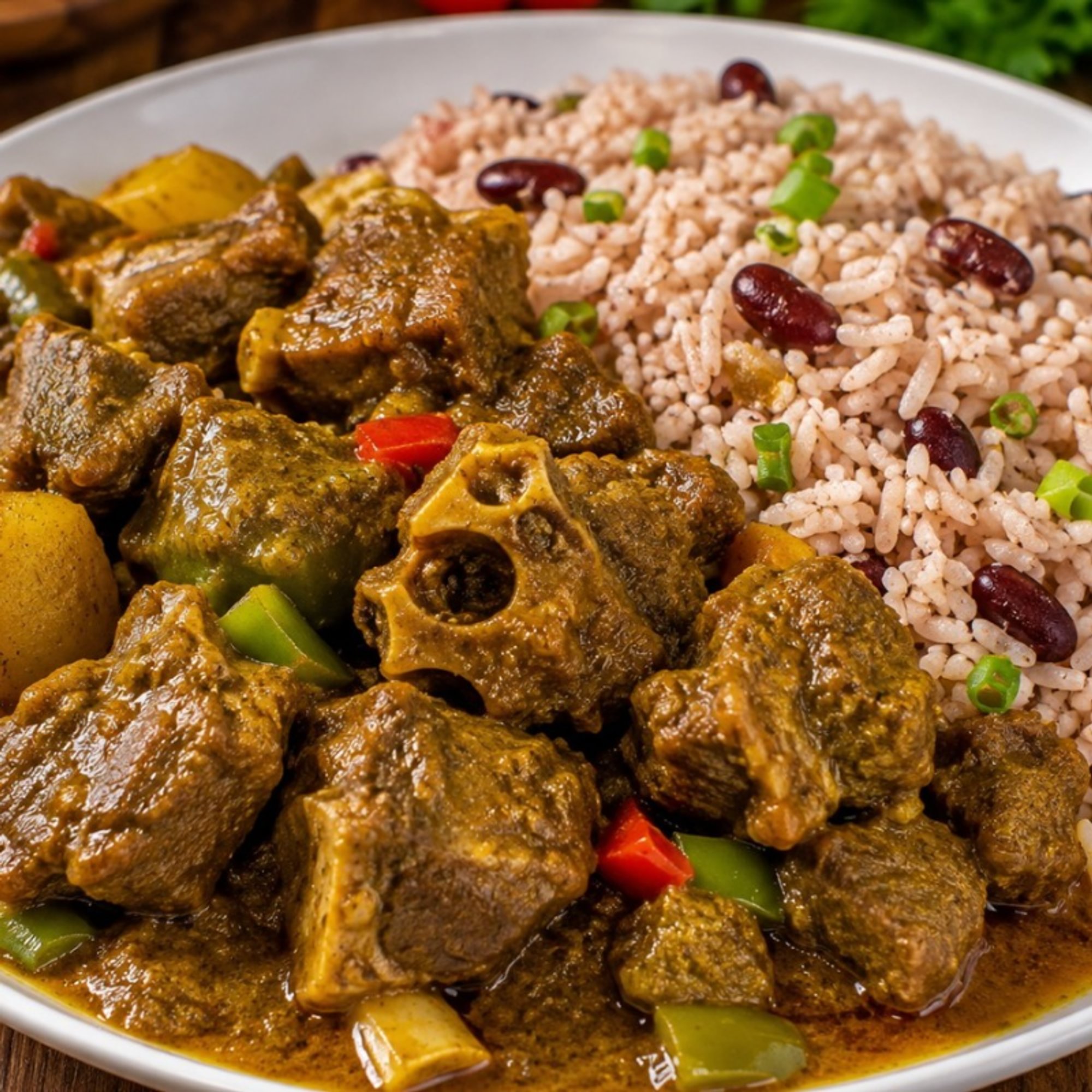 Curry Goat.