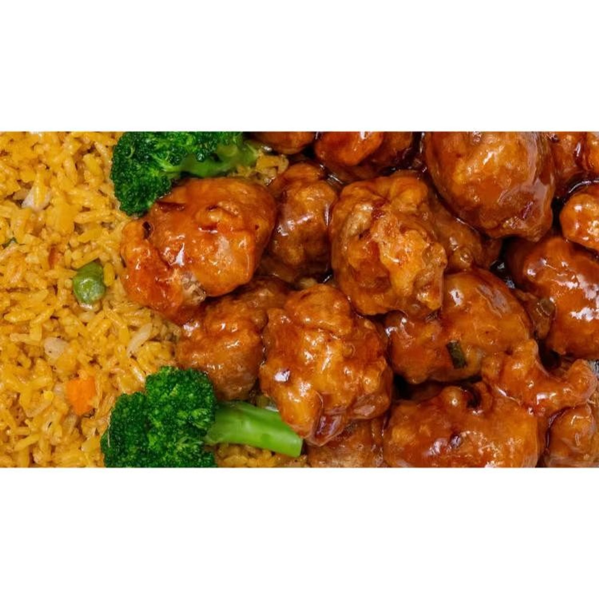 General Tso Chicken Combo Platter / 左宗鸡套餐