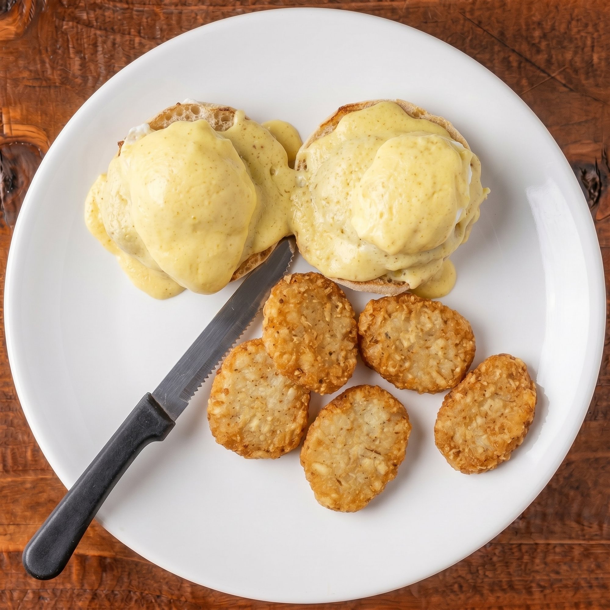 Falafel Benedict