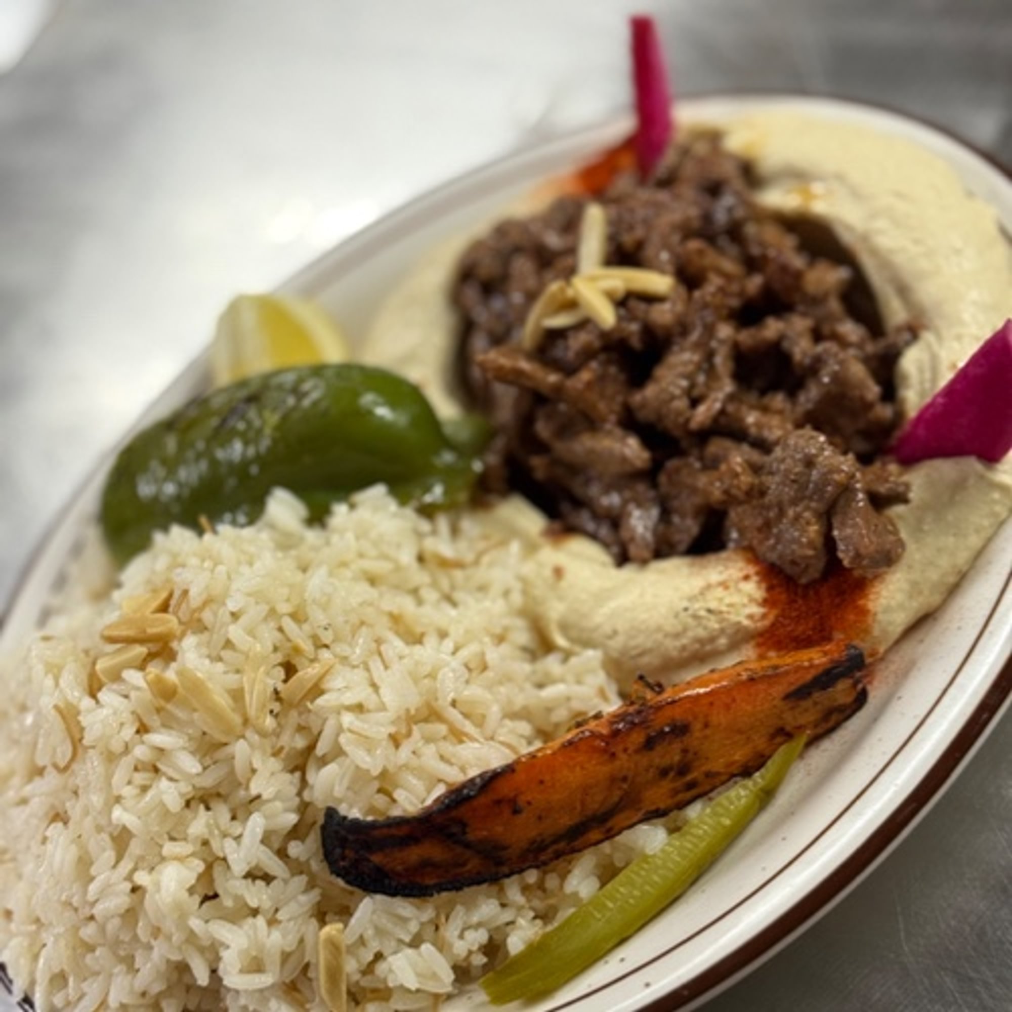 Hummus with Lamb