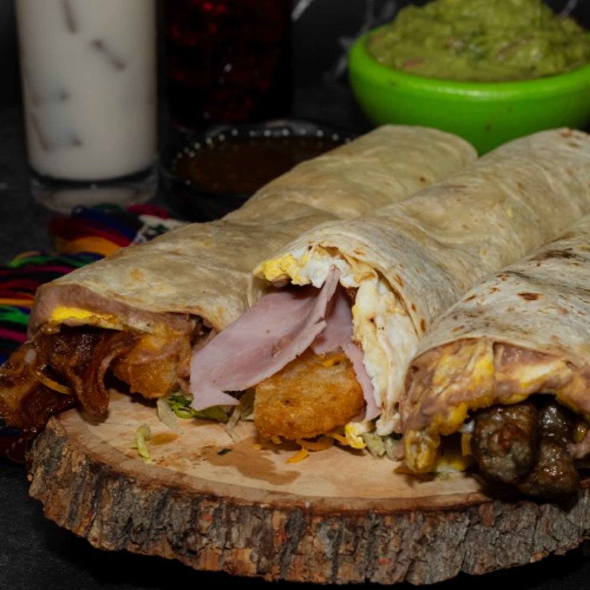 Ham Breakfast Burrito