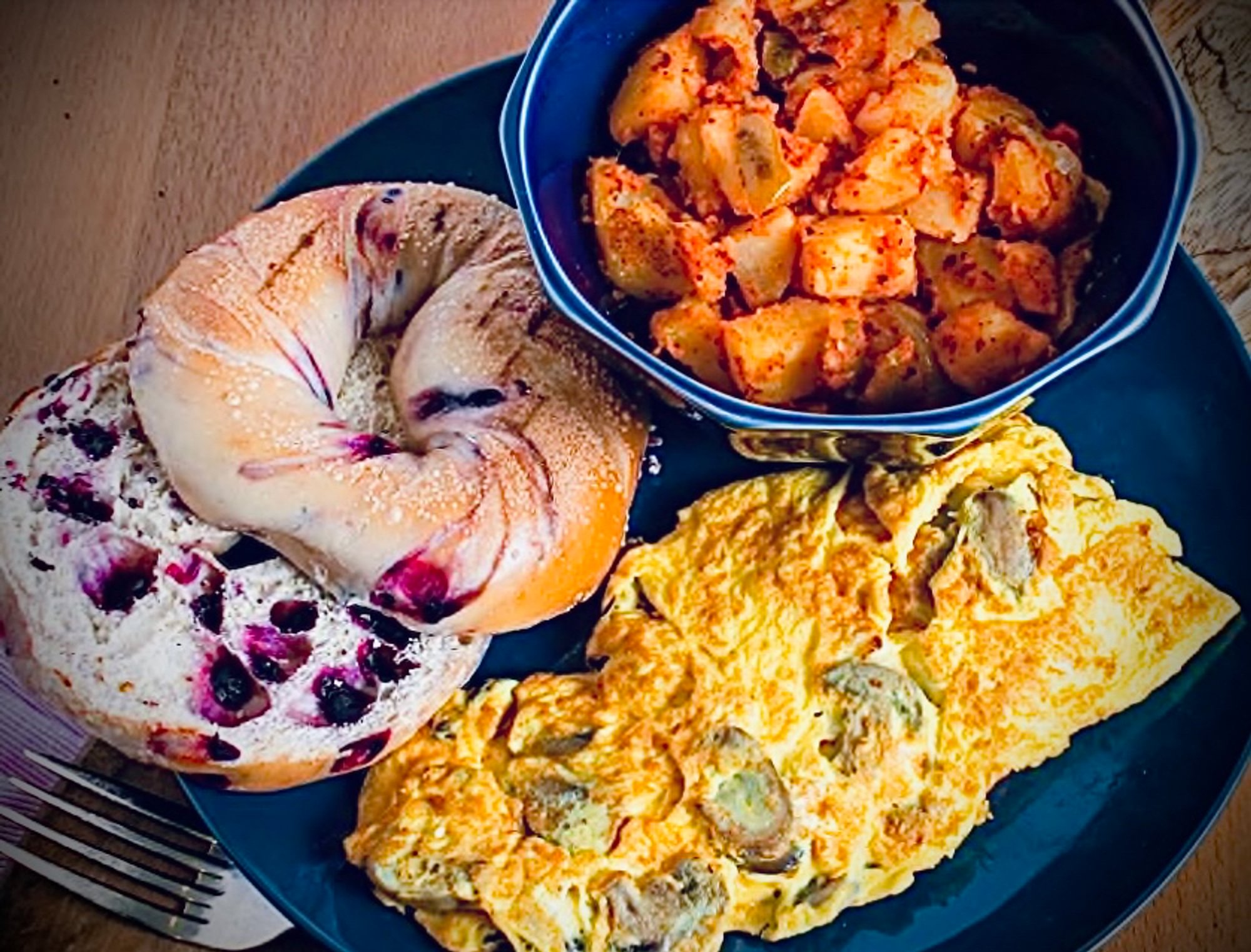 Mushroom Omelette Platter