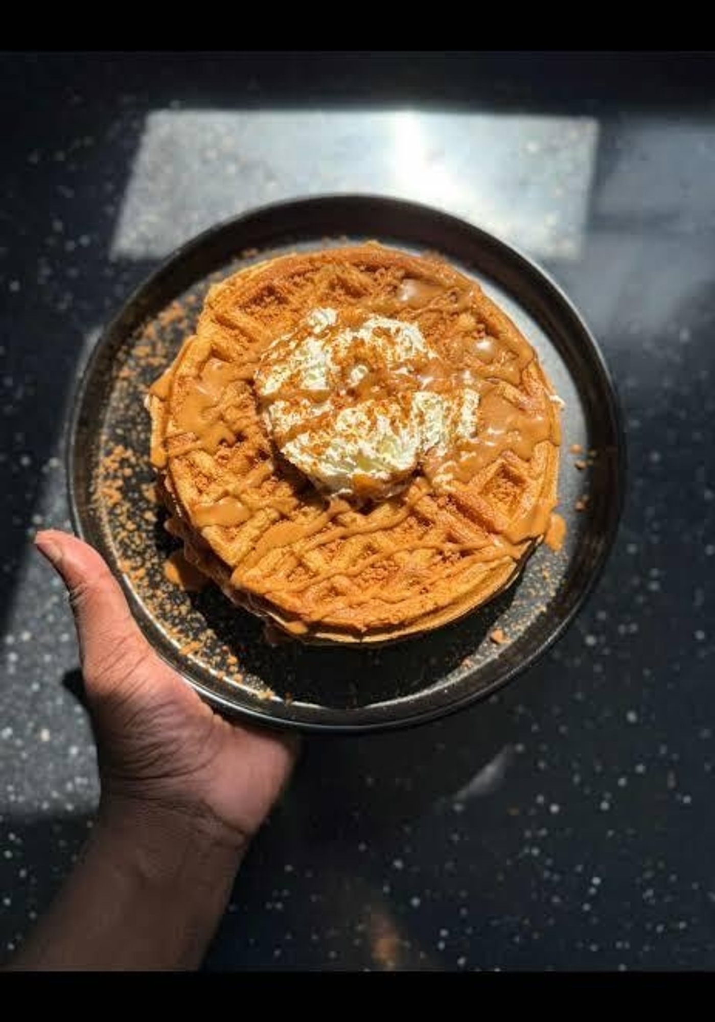 Biscoff Dessert Waffle