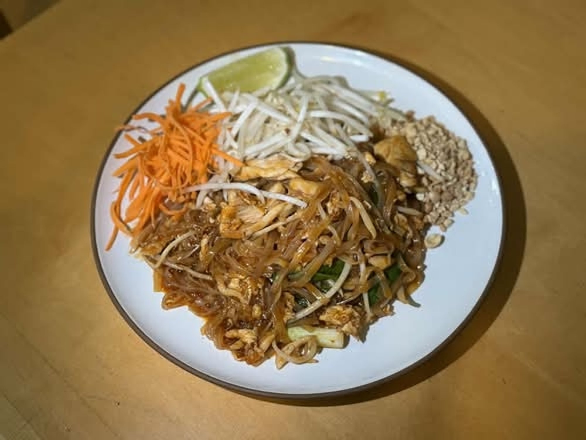 Ground Chicken Pad Thai Noodle