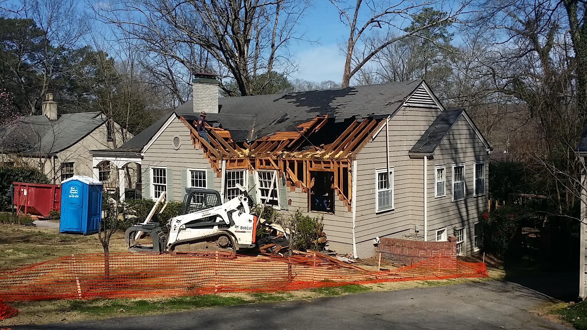 THIS OLD HOUSE WILL BE REBUILD INTO A TWO STORY HOUSE