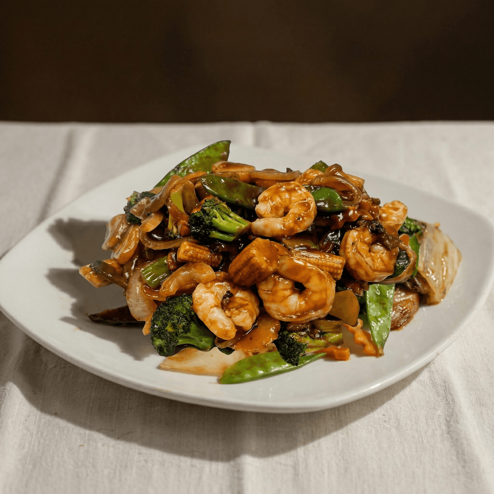 Fresh Jumbo Shrimp Szechuan Style