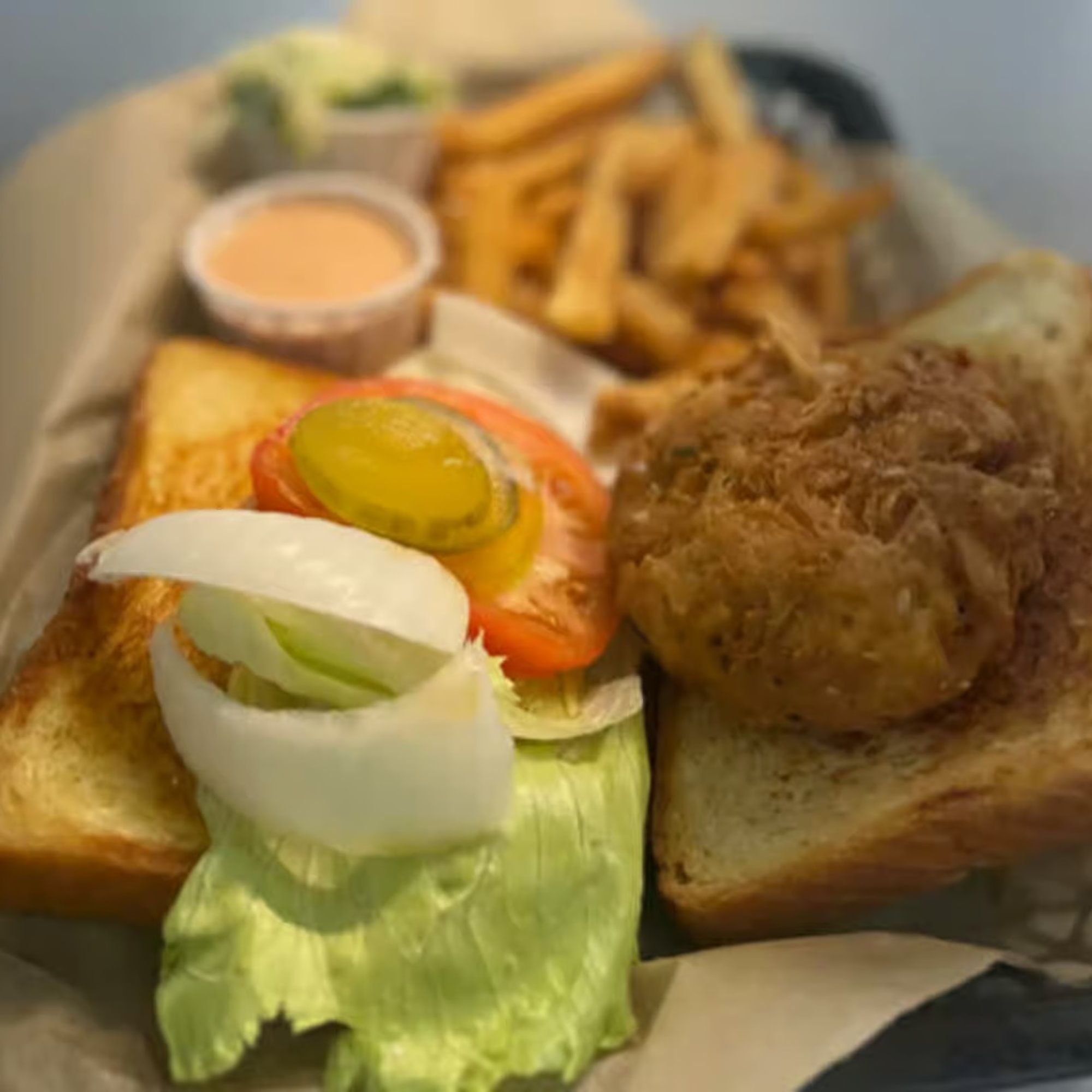 Crab Cake Sandwich