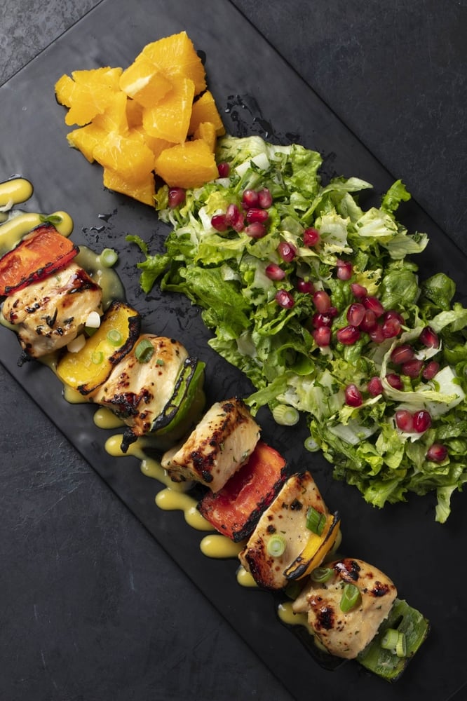 Plate: Chicken Mango Habanero Chicken Tikka (N, G) - CHICKEN