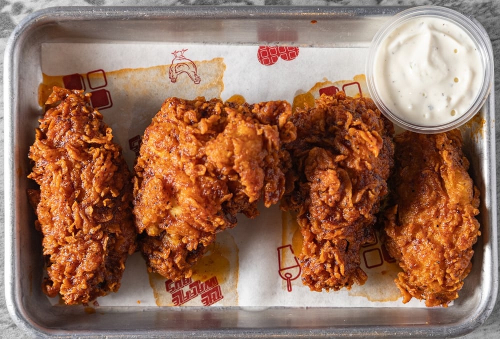 4 Hot Honey Wings Only