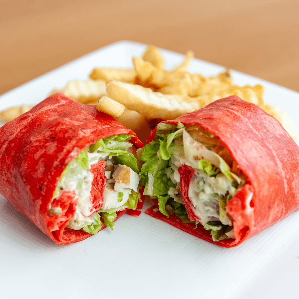 Grilled Chicken Cesar & Mozzarella Wrap