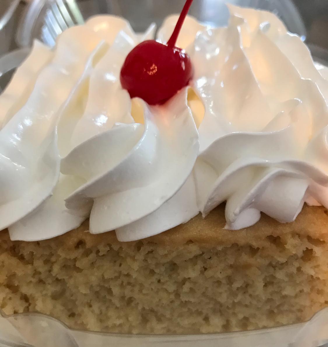 RUM TRES LECHES SLICE