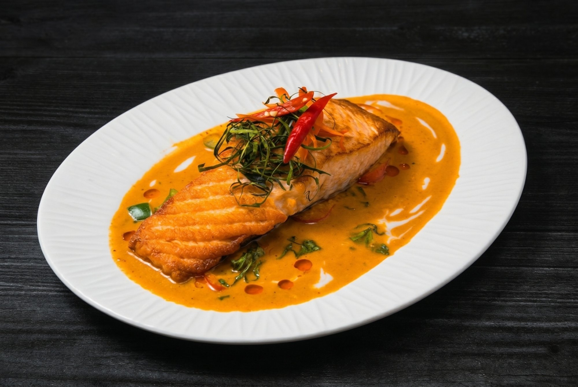 Salmon panang