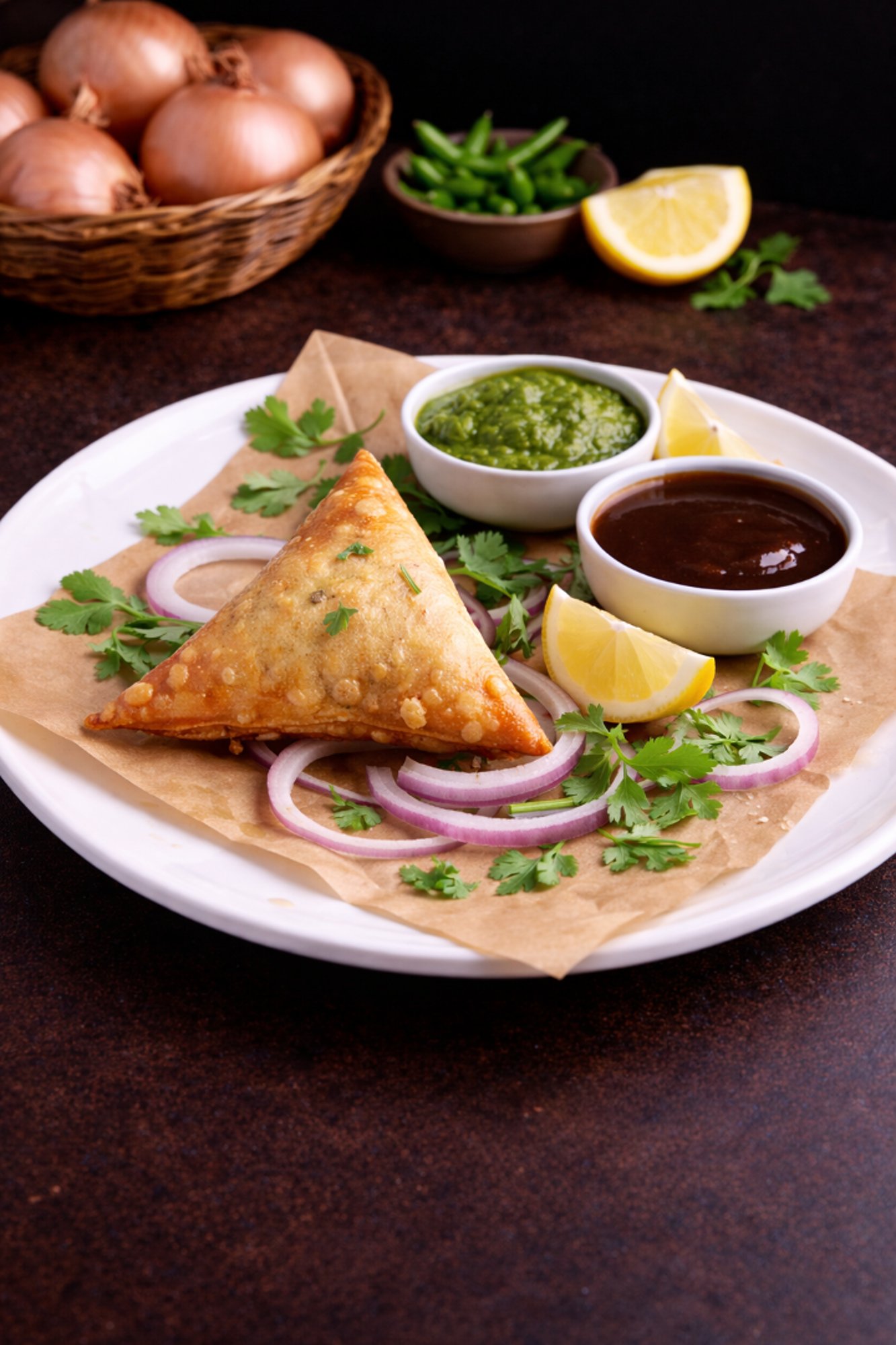 Navrang Onion Samosa (1 pc)