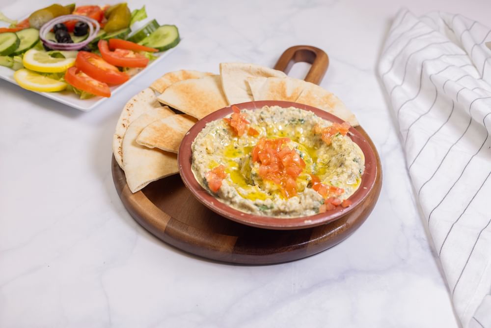 Baba Ghanoush With Bread