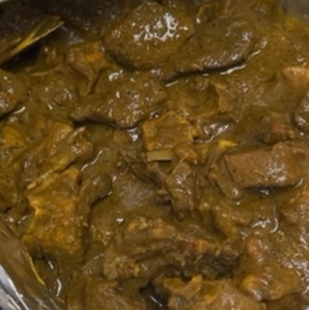 Small Tray Curry Goat