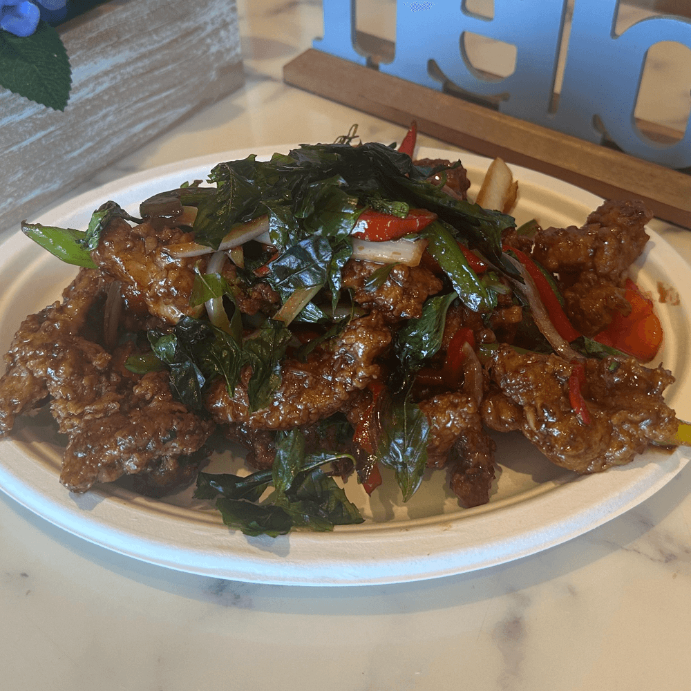 Crispy Basil Chicken