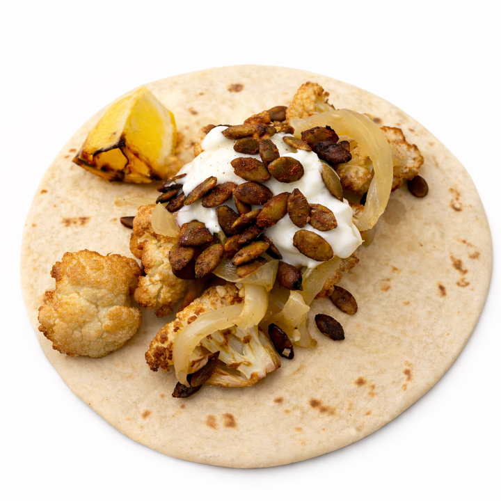 Caramelized Cauliflower Taco