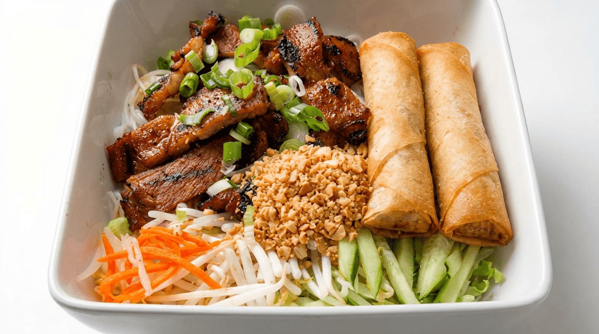 Charbroiled Pork & Egg Roll Vermicelli Noodles