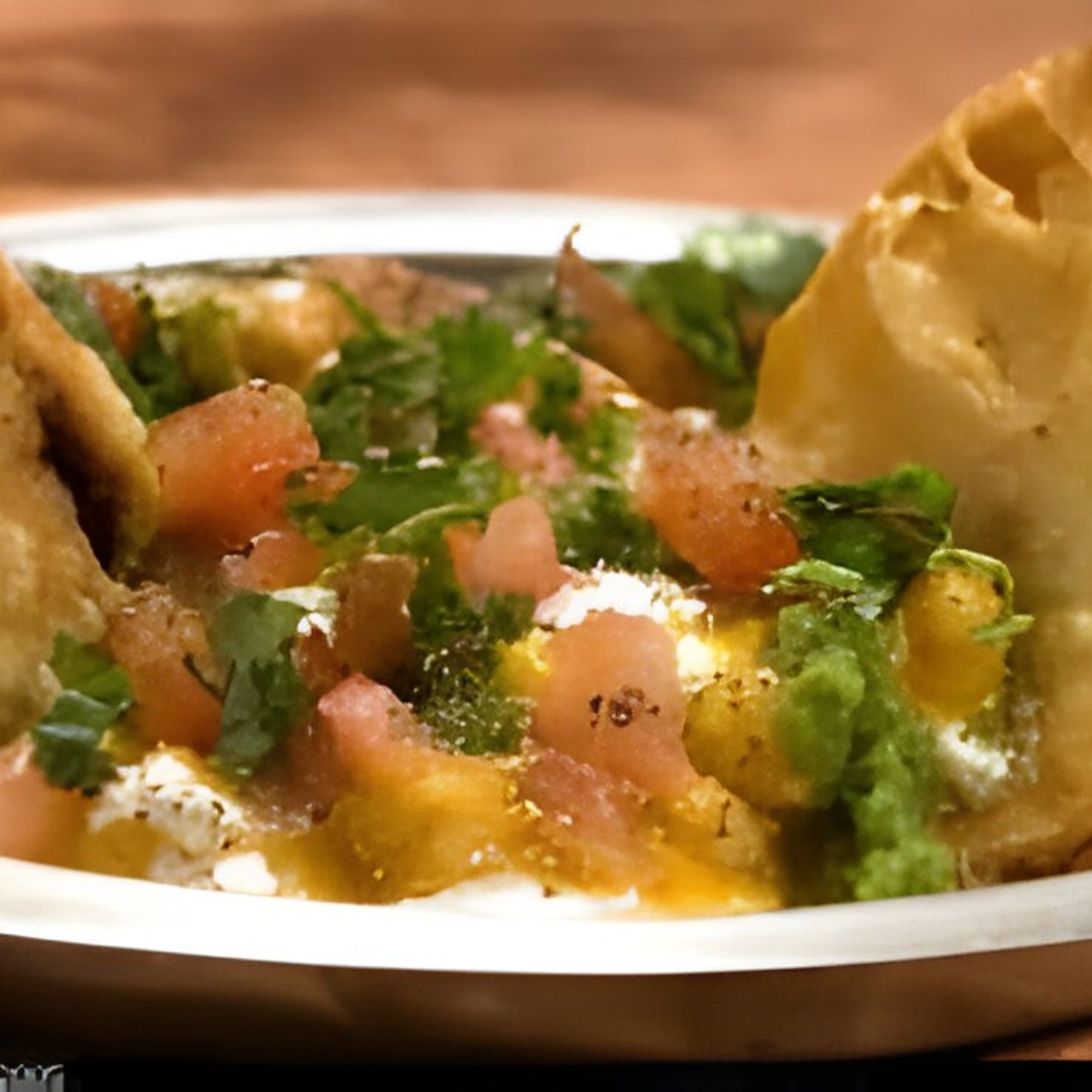 Samosa chaat