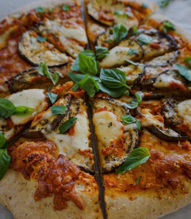 SM EGGPLANT PARMIGIANA PIZZA