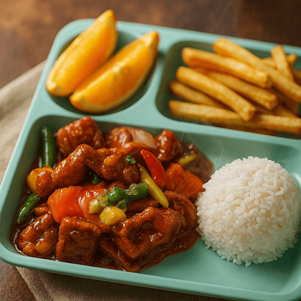 Kid's sweet and sour chicken