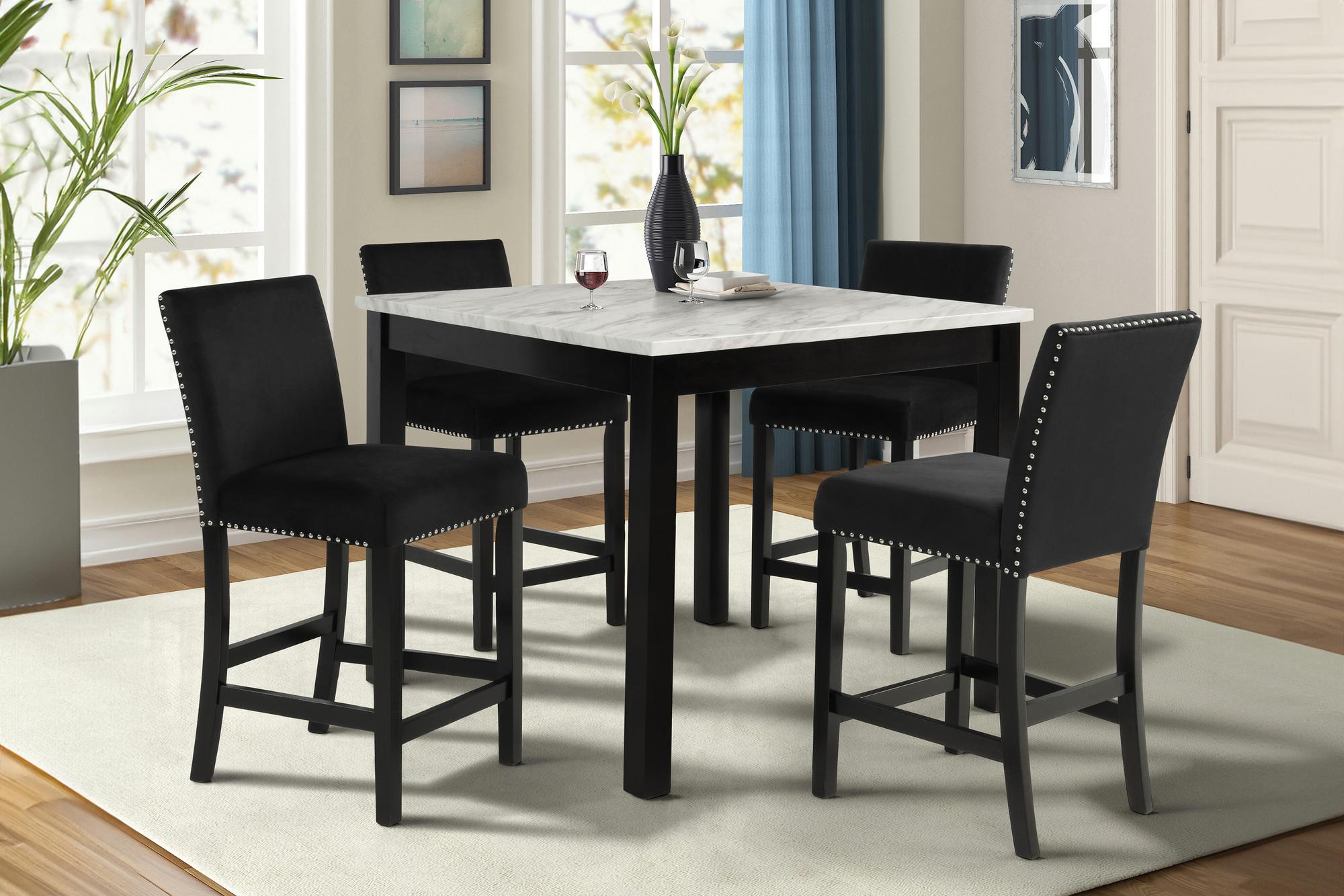 5-Piece Celeste Dining Set - Black