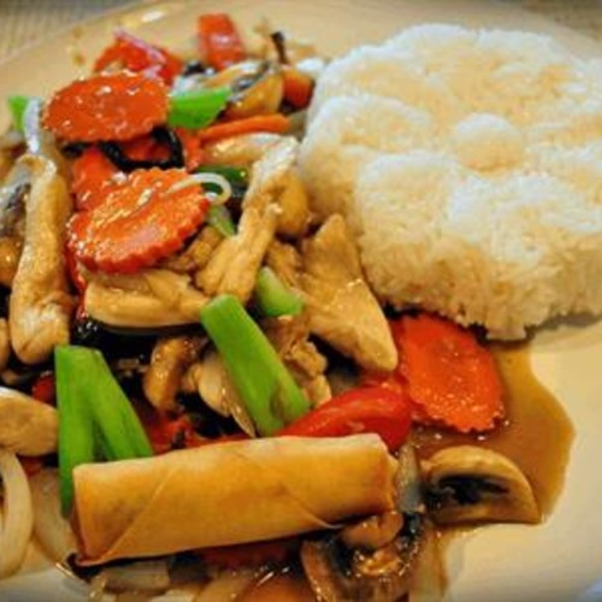 Lunch Stir Fried Thai Ginger