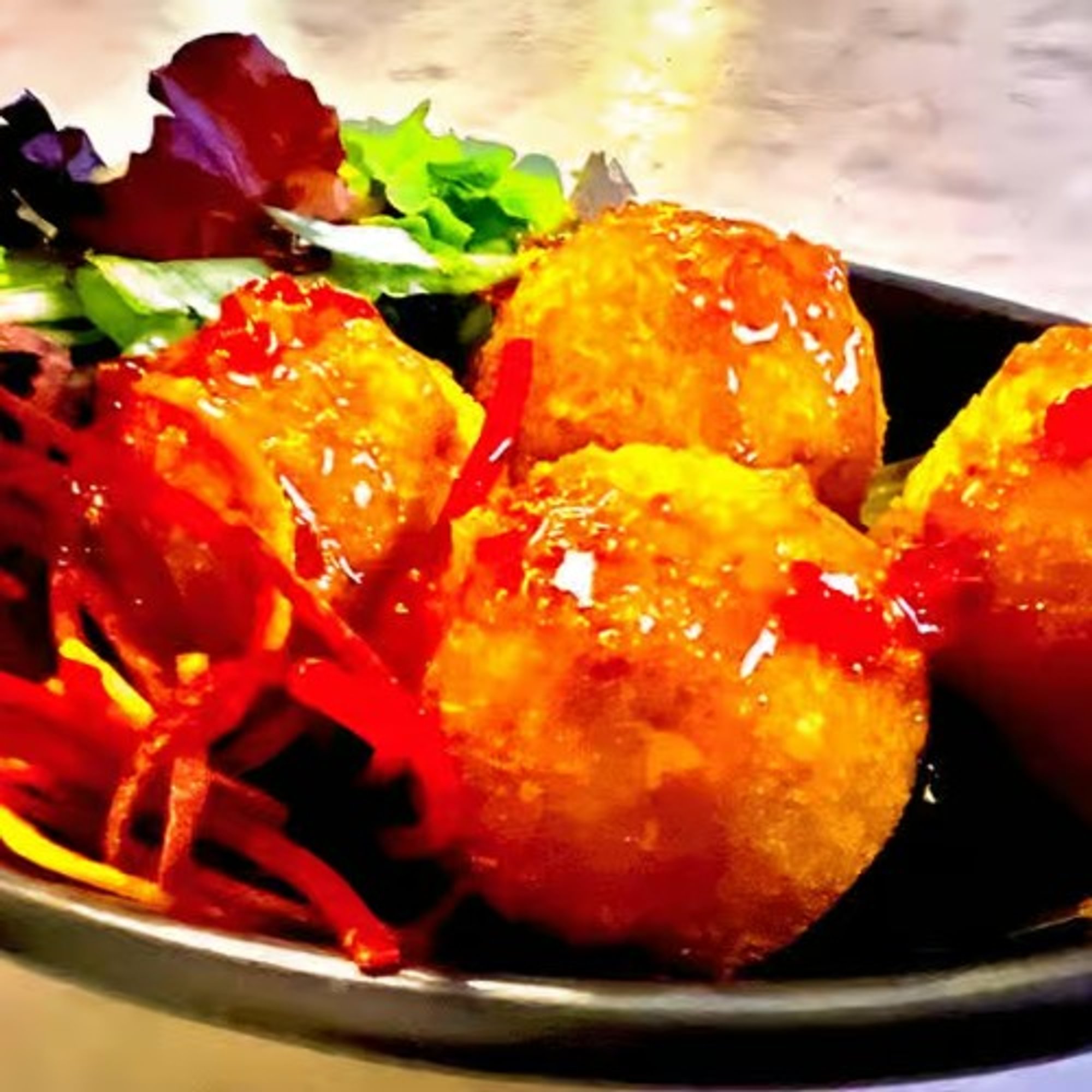 Goat Cheese Vada