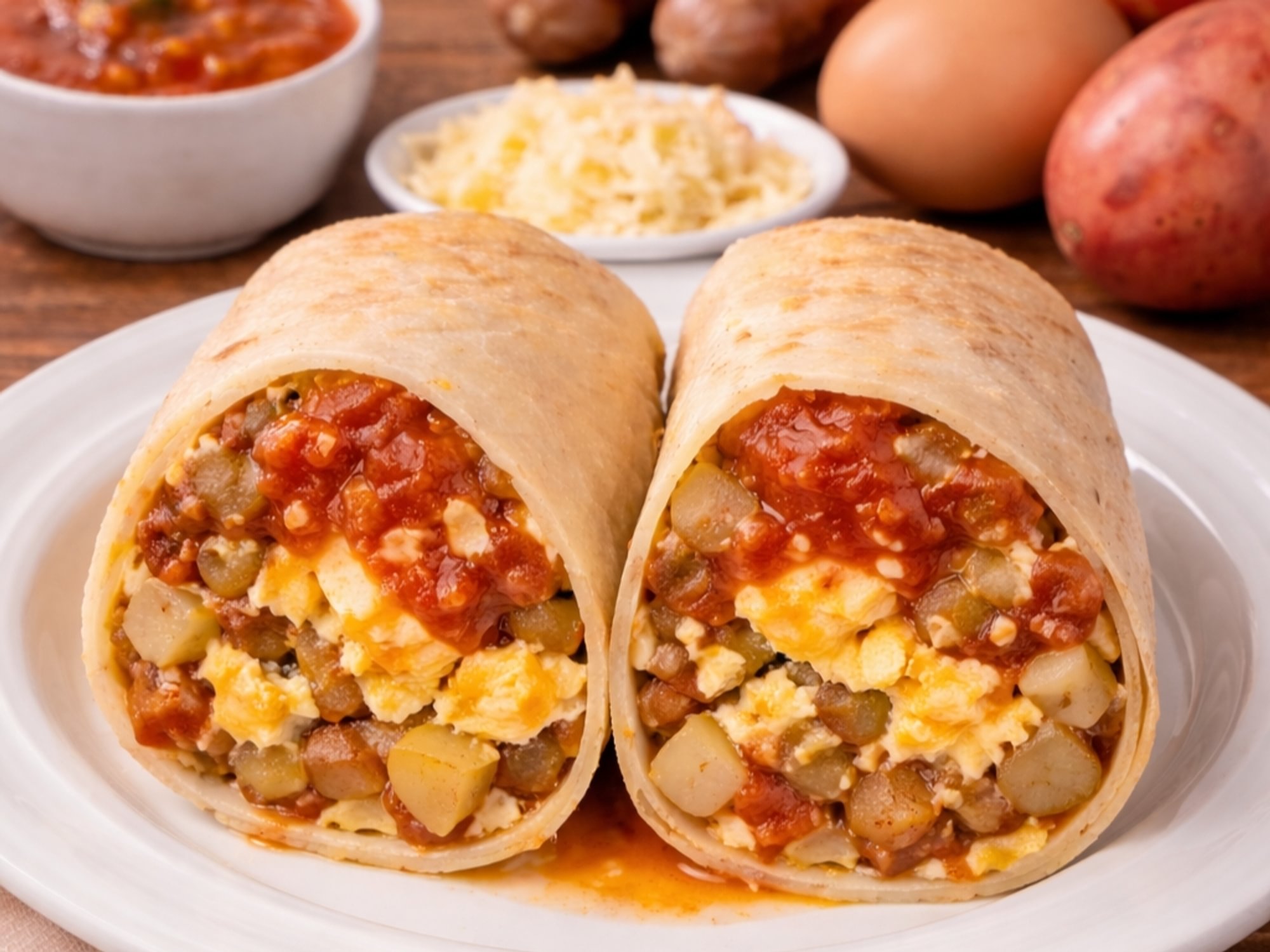 Sausage Breakfast Burrito