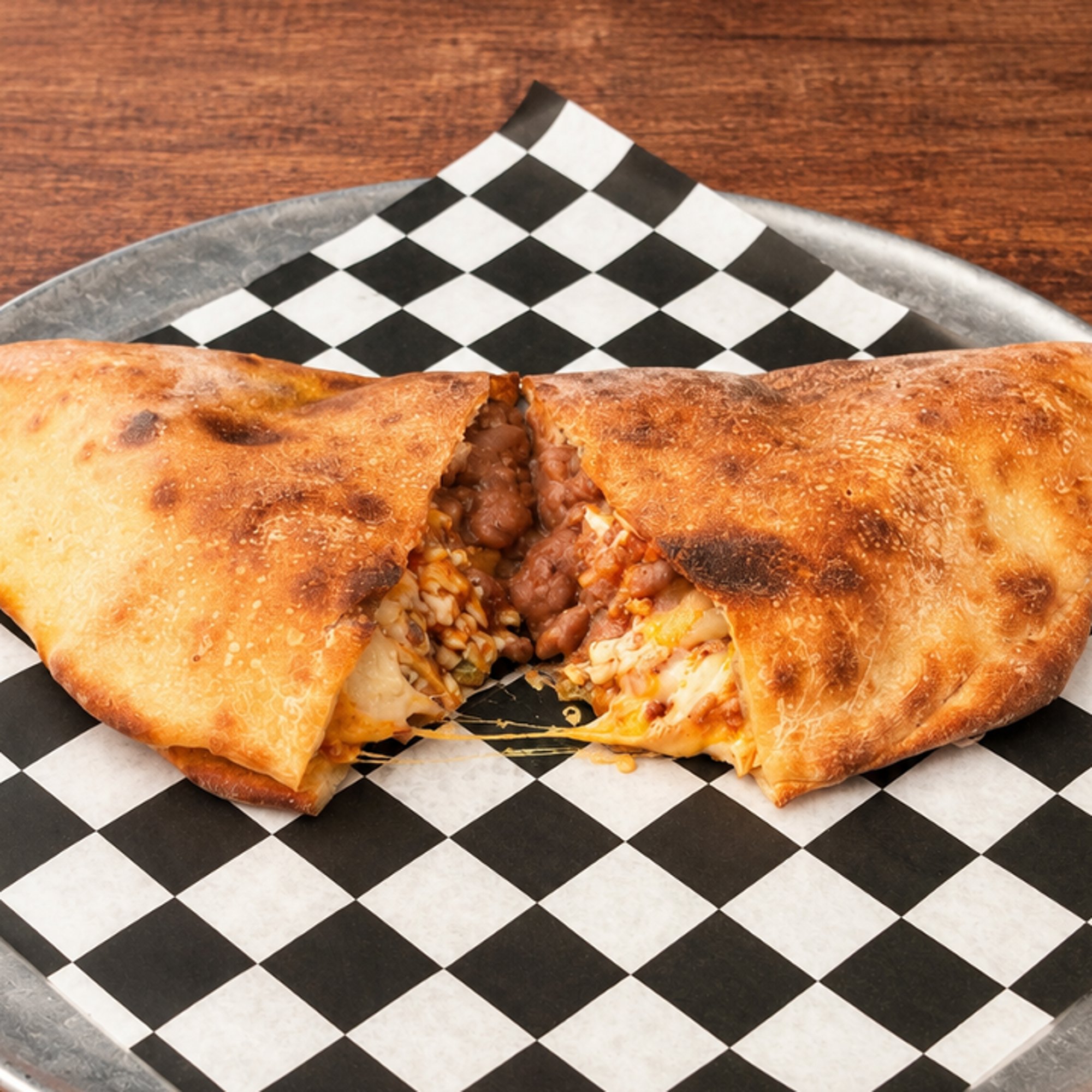 Bean & Cheese Calzone