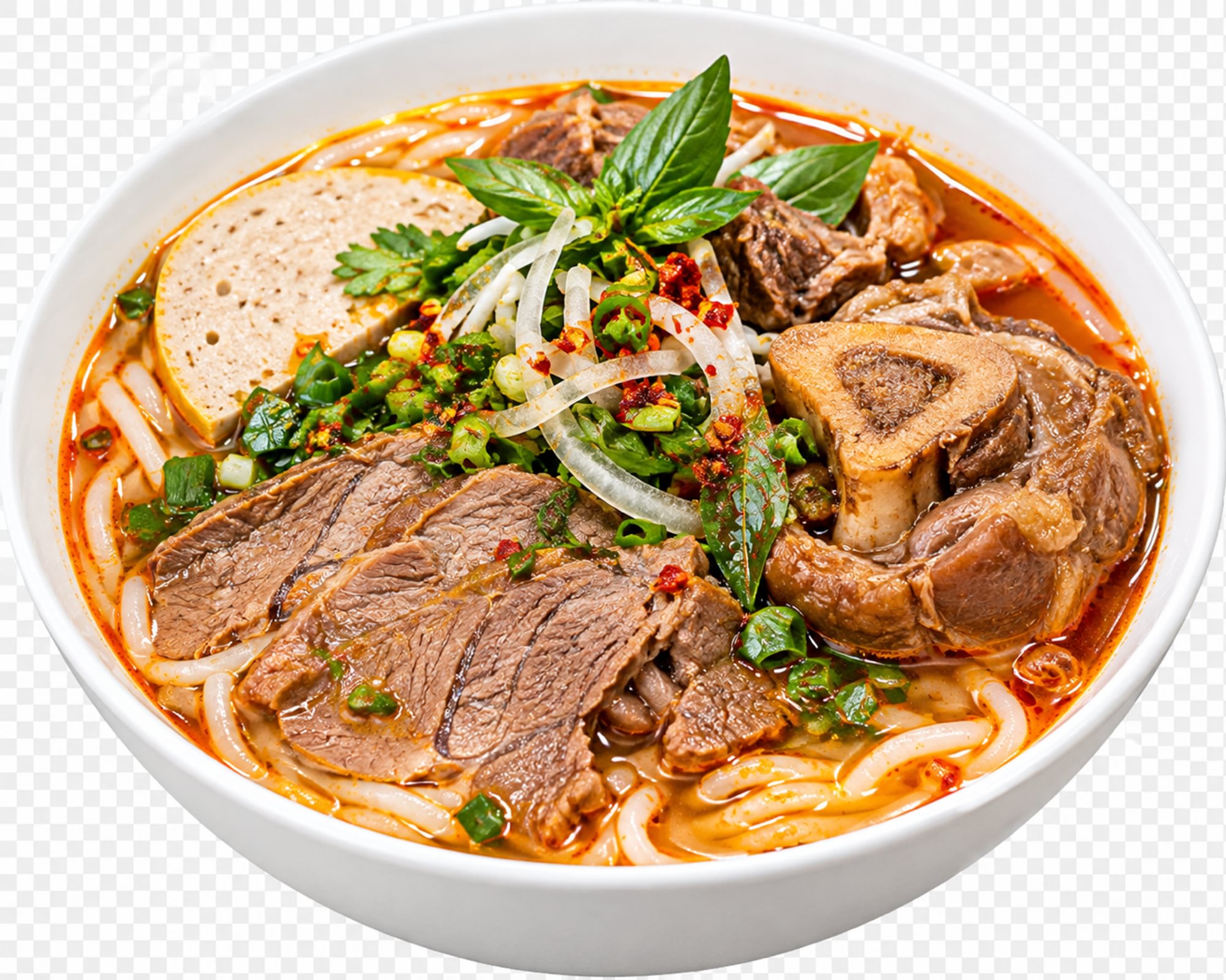 Bún Bò Huế (Spicy Beef Noodle Soup)