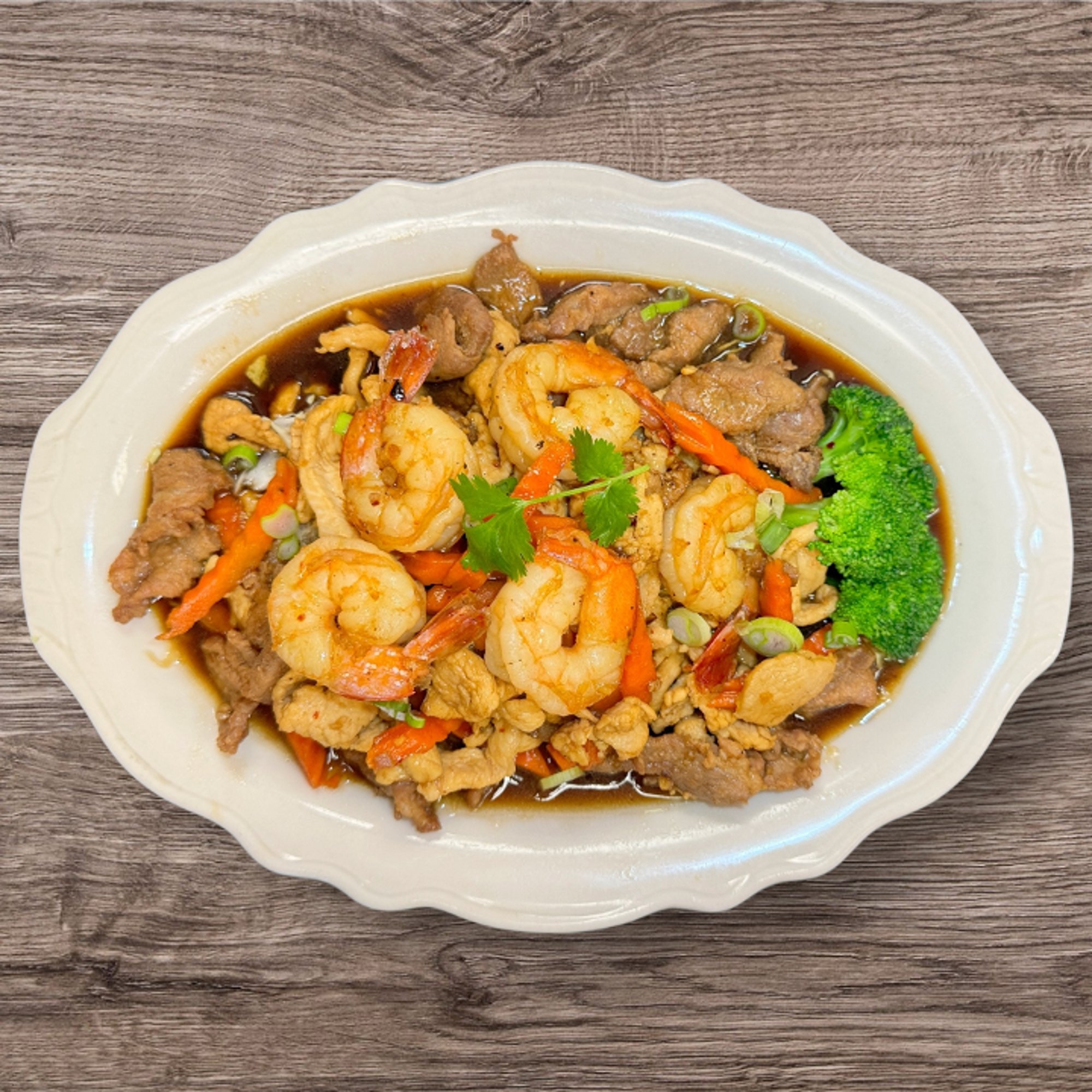 STIR FRY GARLIC PEPPER TRIO