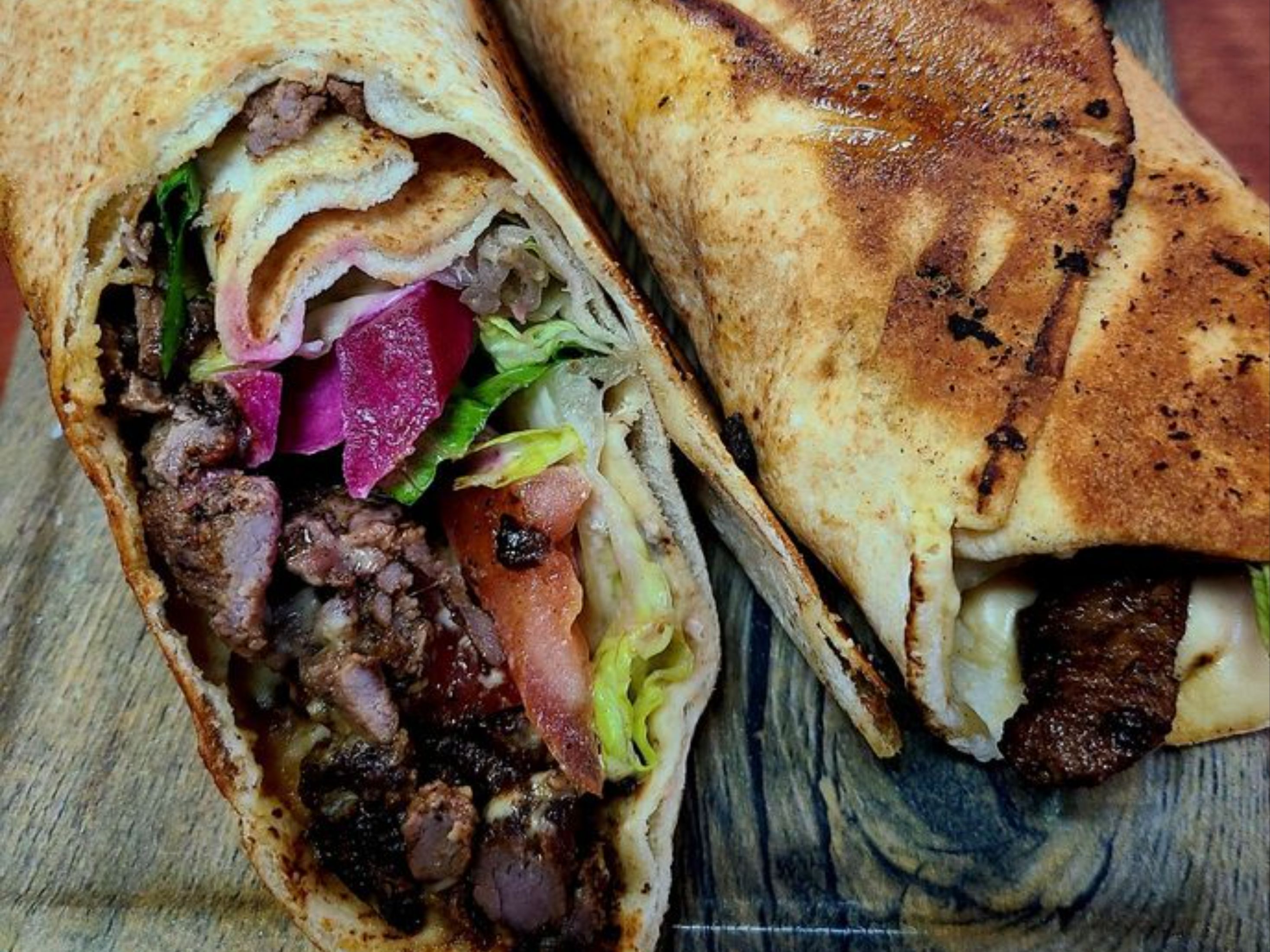 Lamb Kabab Wrap