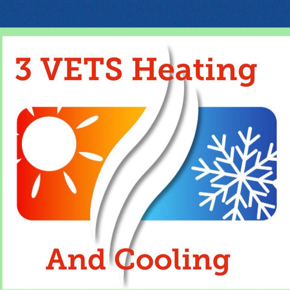 3 VETS Heating &amp; Cooling, LLC Logo