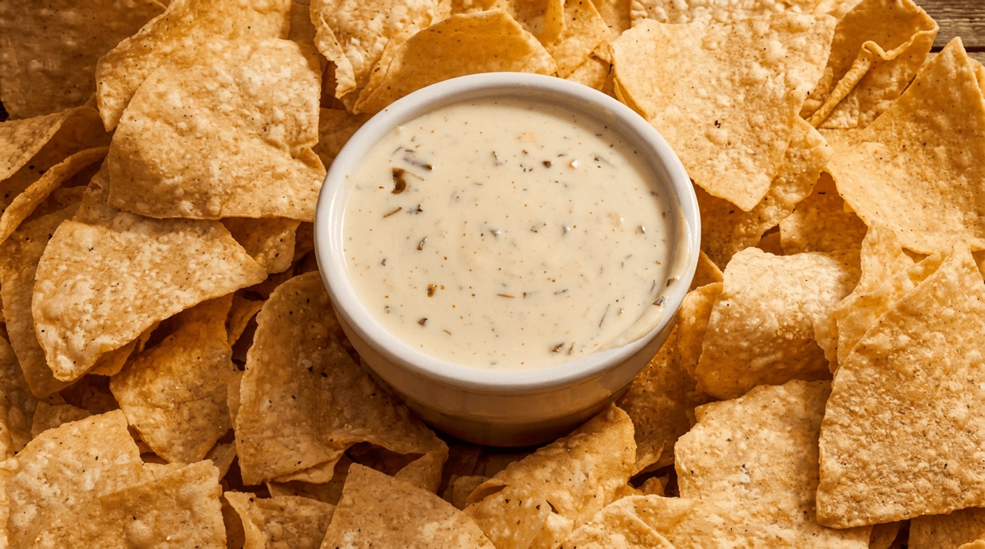 Bud's White Queso & Chips