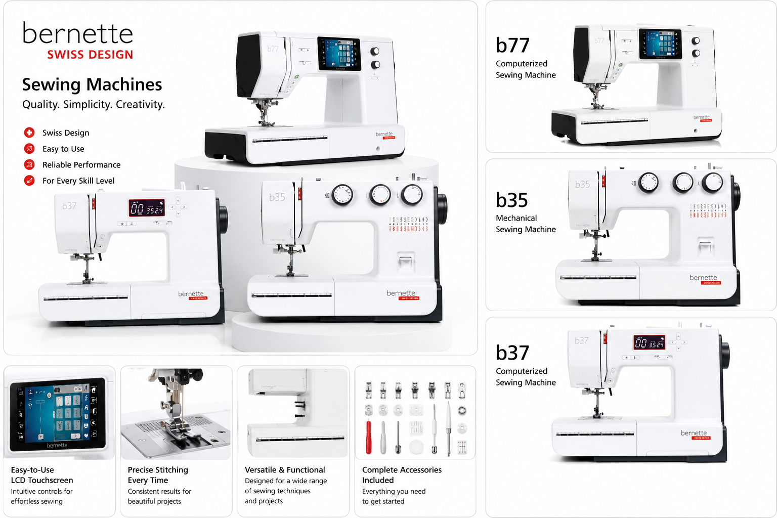Bernette sewing machines
