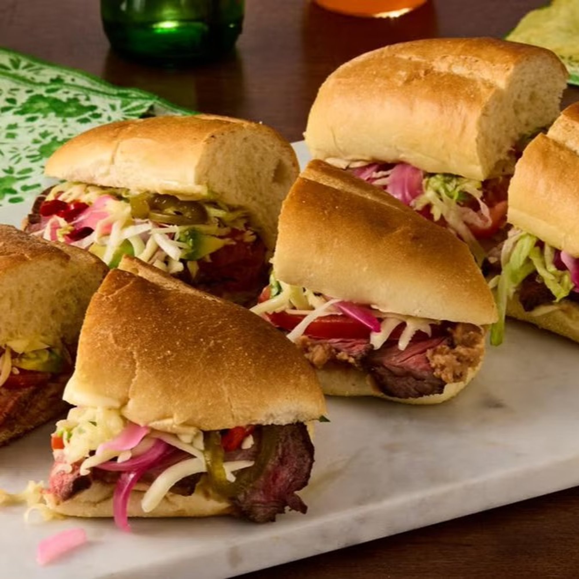 Steak n Shrimp Torta