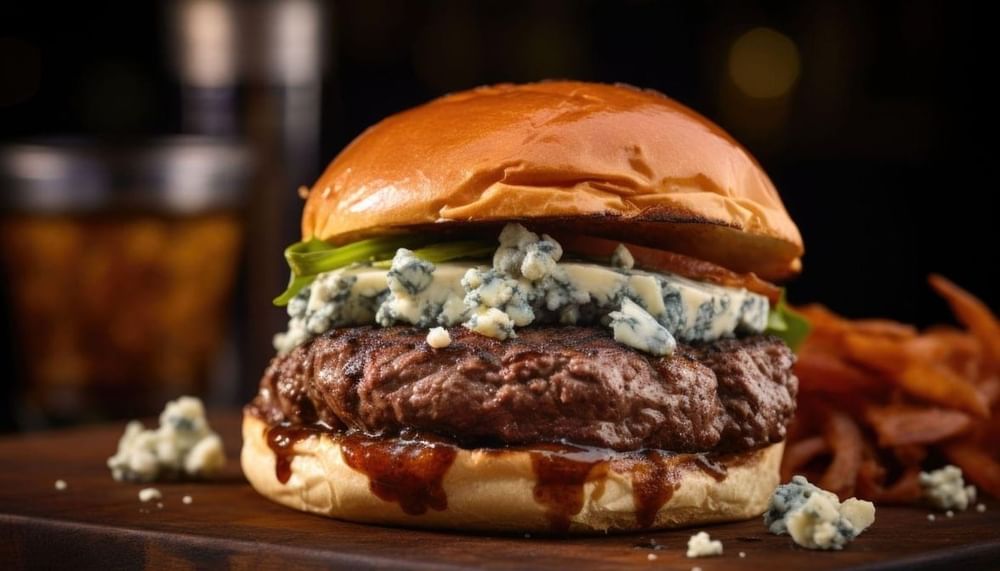 Black and Blue Burger