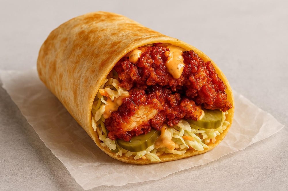 Crispy Chicken Burrito