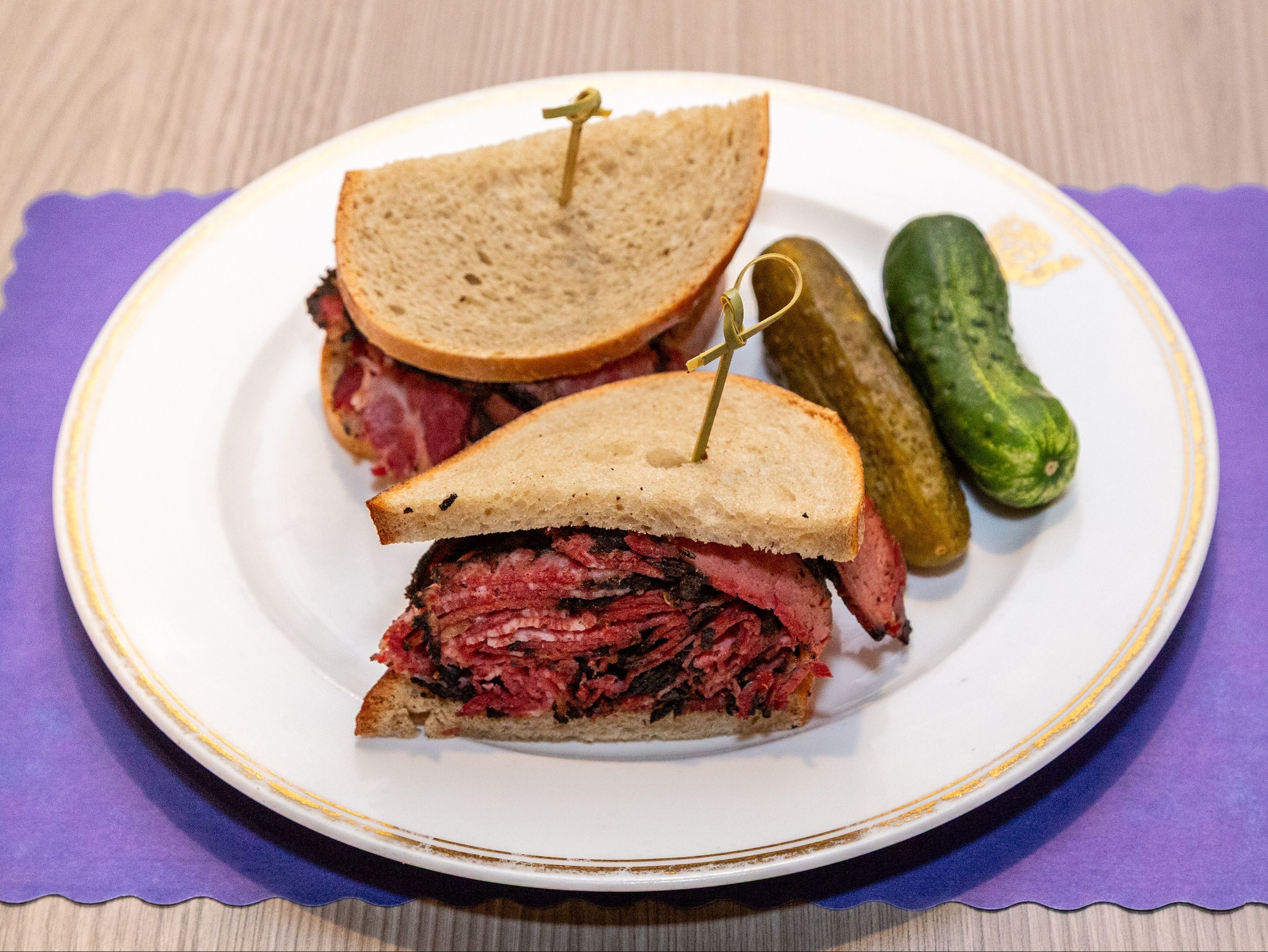 * Hot Pastrami Sandwich