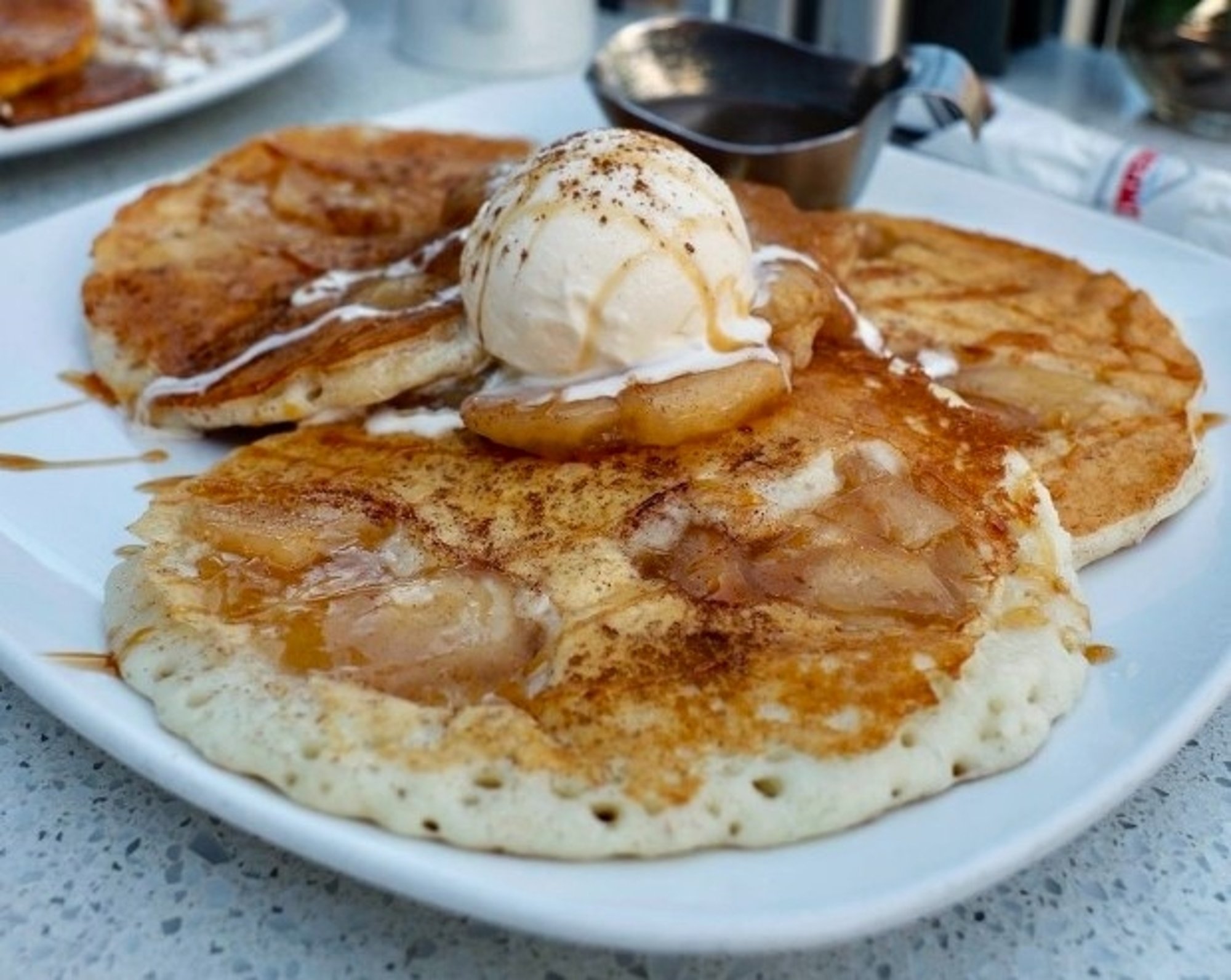 Apple Cinnamon Infused Pancakes