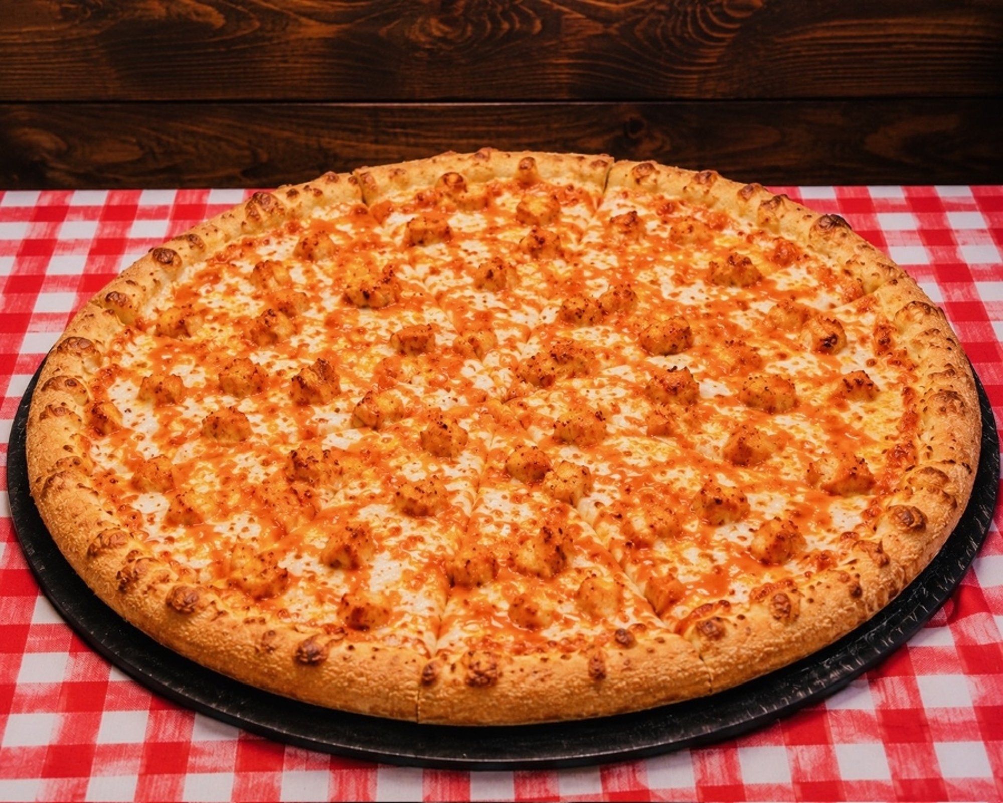 Large Buffalo Grilled Chicken Pizza 14 (Greek style)