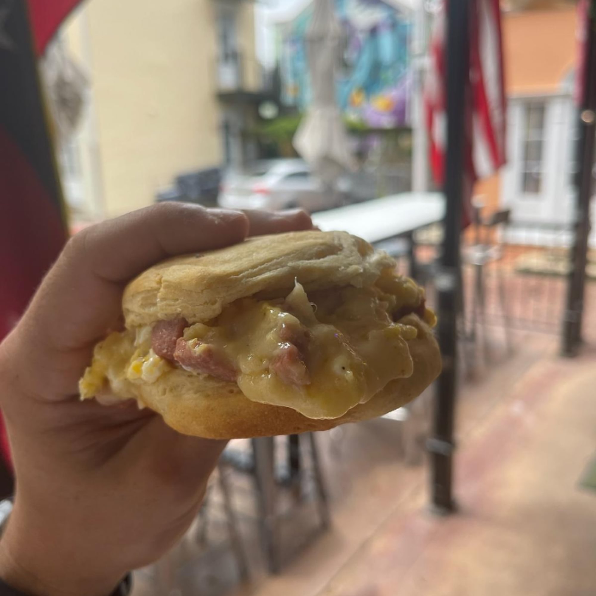 Biscuit Egg Bacon And Cheese (Breakfast Until 1PM)