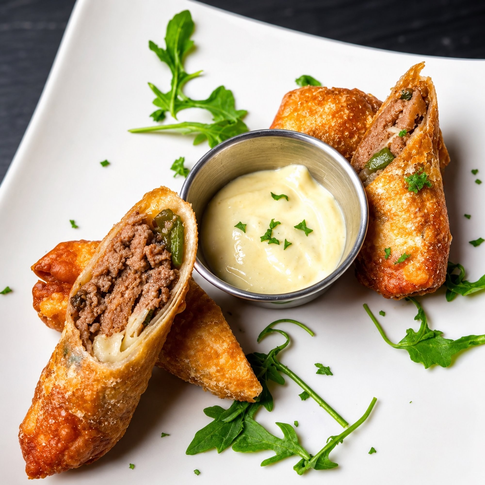 Philly Cheese Steak Eggrolls (2)